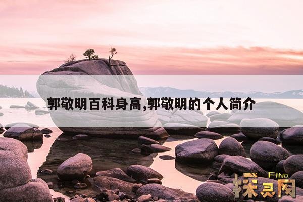 郭敬明百科身高,郭敬明的个人简介