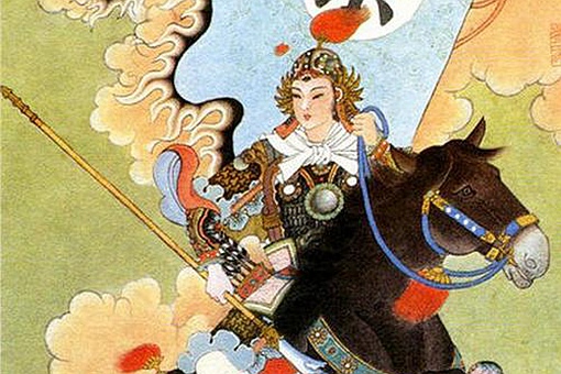 击鼓退金兵的女子是谁