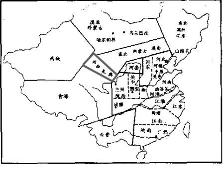 河西走廊地理位置图 详解河西走廊地理位置范围