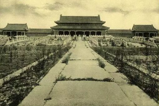 百年前的北京故宫老照片