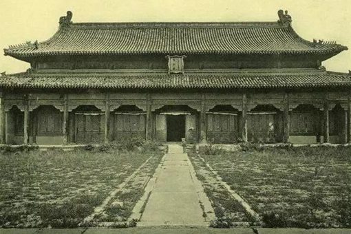 百年前的北京故宫老照片