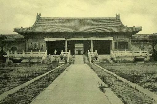 百年前的北京故宫老照片
