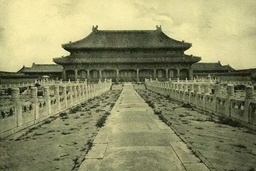 百年前的北京故宫老照片