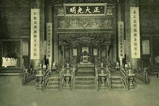 百年前的北京故宫老照片