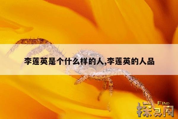 李莲英是个什么样的人,李莲英的人品