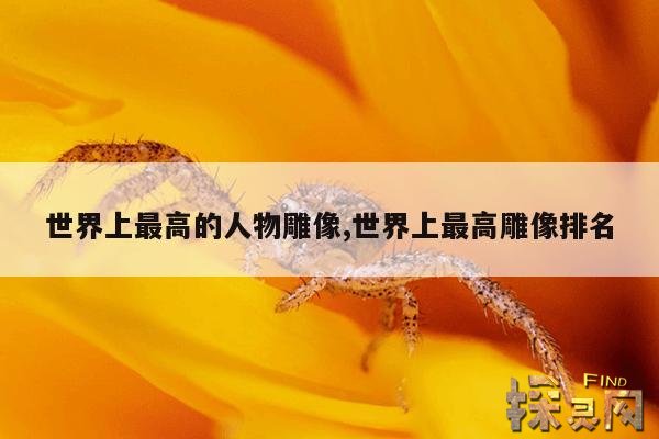 世界上最高的人物雕像,世界上最高雕像排名