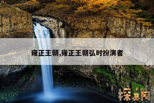 雍正王朝,雍正王朝弘时扮演者