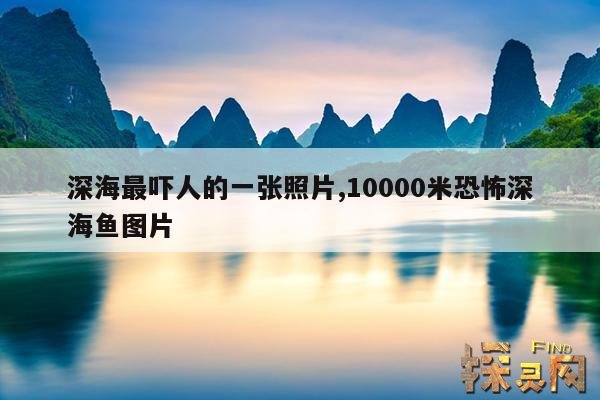 深海最吓人的一张照片,10000米恐怖深海鱼图片