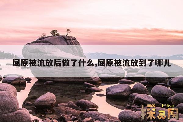 屈原被流放后做了什么,屈原被流放到了哪儿