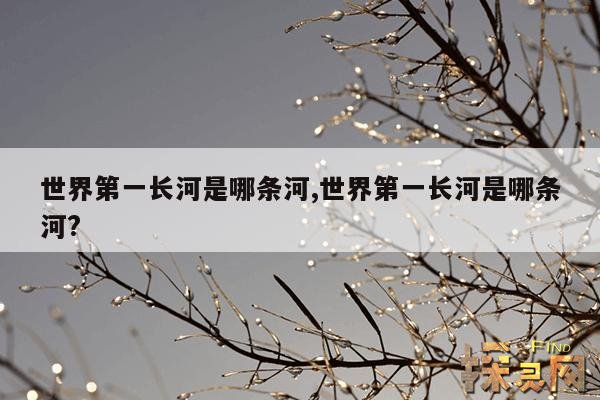 世界第一长河是哪条河,世界第一长河是哪条河?