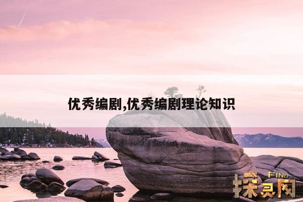 优秀编剧,优秀编剧理论知识