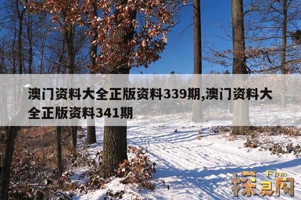 澳门资料大全正版资料339期,澳门资料大全正版资料341期