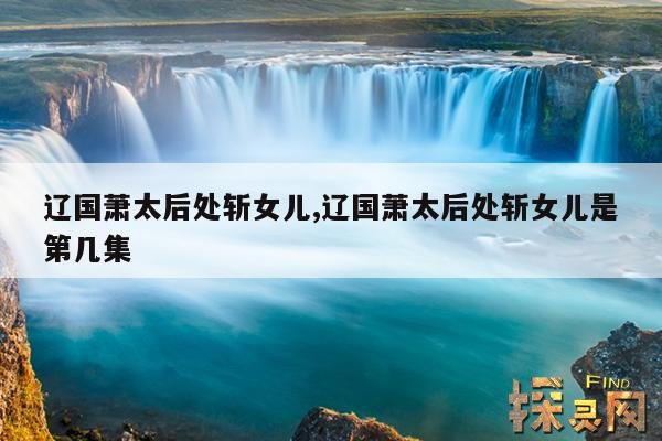 辽国萧太后处斩女儿,辽国萧太后处斩女儿是第几集