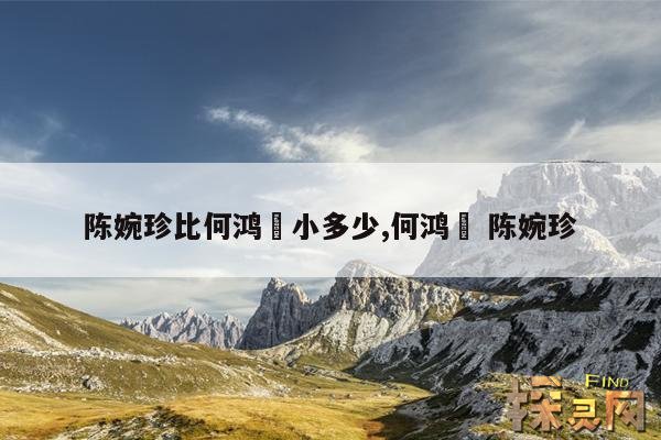 陈婉珍比何鸿燊小多少,何鸿燊 陈婉珍