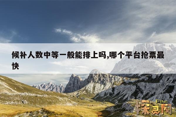 候补人数中等一般能排上吗?,12306怎么看候补排名