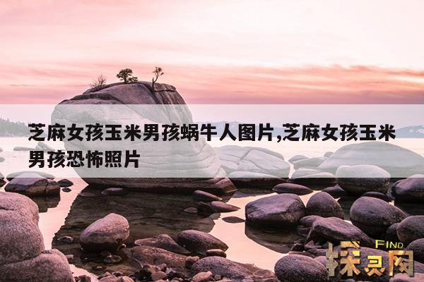 芝麻女孩玉米男孩蜗牛人图片,芝麻女孩玉米男孩恐怖照片