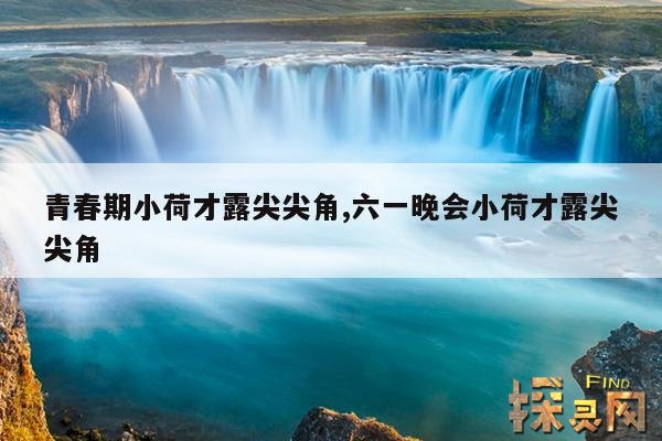 青春期小荷才露尖尖角,六一晚会小荷才露尖尖角