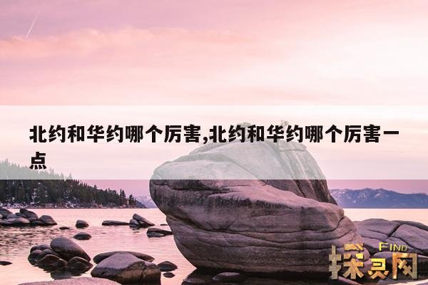 北约和华约哪个厉害,北约和华约有什么区别
