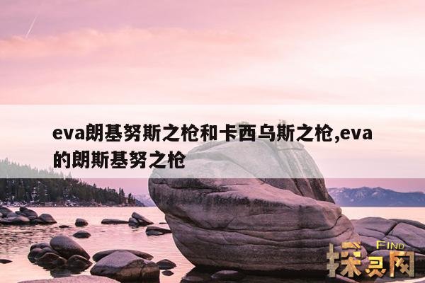 eva朗基努斯之枪和卡西乌斯之枪,eva郎努基斯之枪